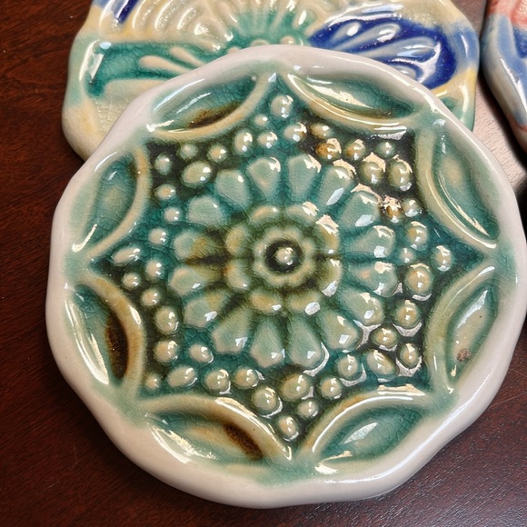 Anthropologie Coasters - set of 6 - new - Picture 3 of 9